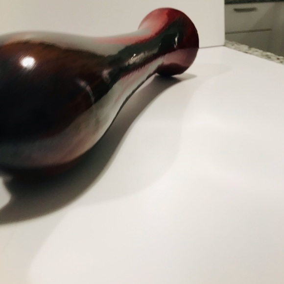 Vintage Chinese Red Glazed Art Vase 18” Tall - Picture 13 of 15